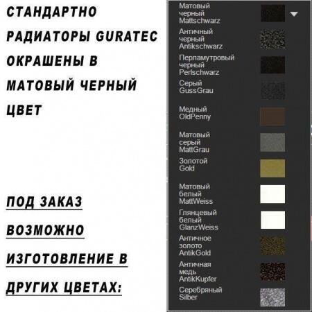 Чугунный радиатор GuRaTec Art Deco 470 1 секция