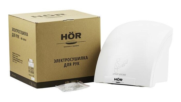 Пластиковая сушилка для рук HOR 2000 W