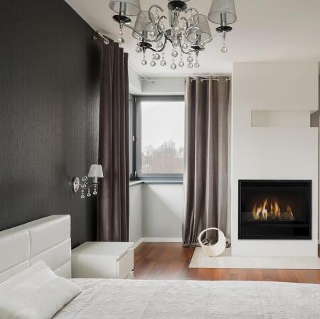 Газовый камин KARMA ELEGANCE 77 Exclusive Medium line 30 anthracite