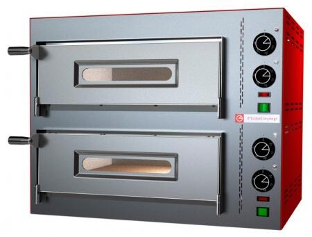 Печь для пиццы PIZZA GROUP Compact M35/8-B (2 камеры)