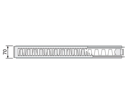 Стальной панельный радиатор Тип 21 Purmo C21 600x600 - 804 Вт