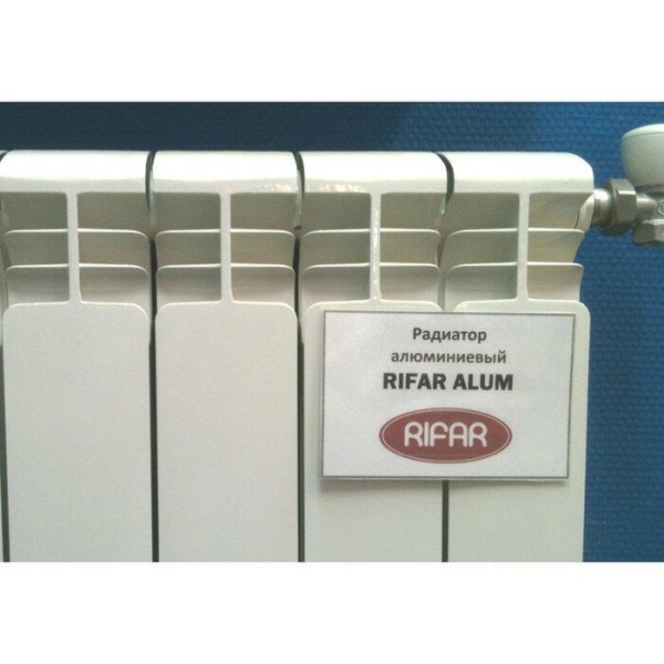 Алюминиевый радиатор Rifar Alum 350 4 секц.