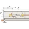 Внутрипольный конвектор длиной 1,6 м - 2 м Minib COIL-PO 1750